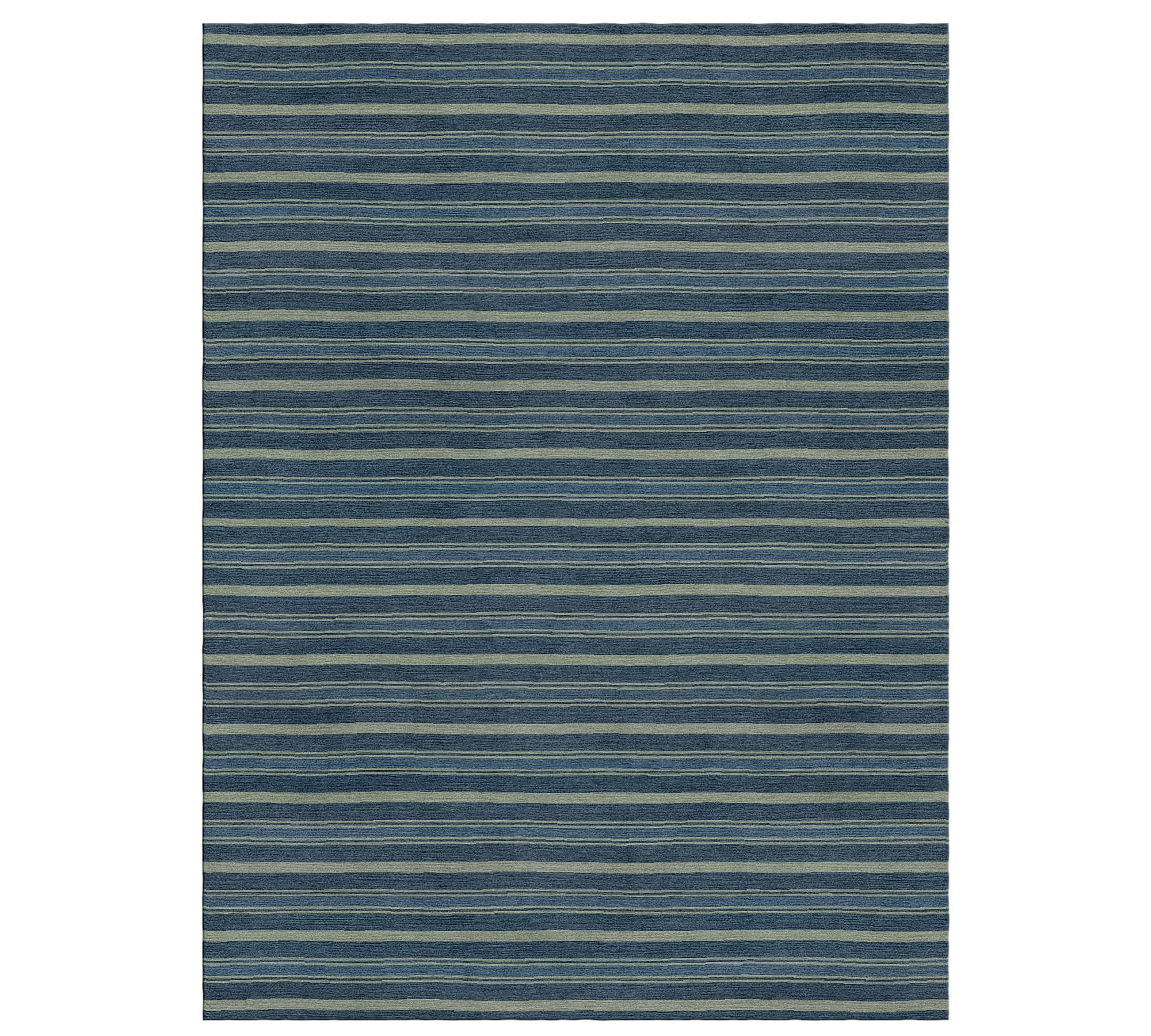 Oda Striped Dhurrie Rug