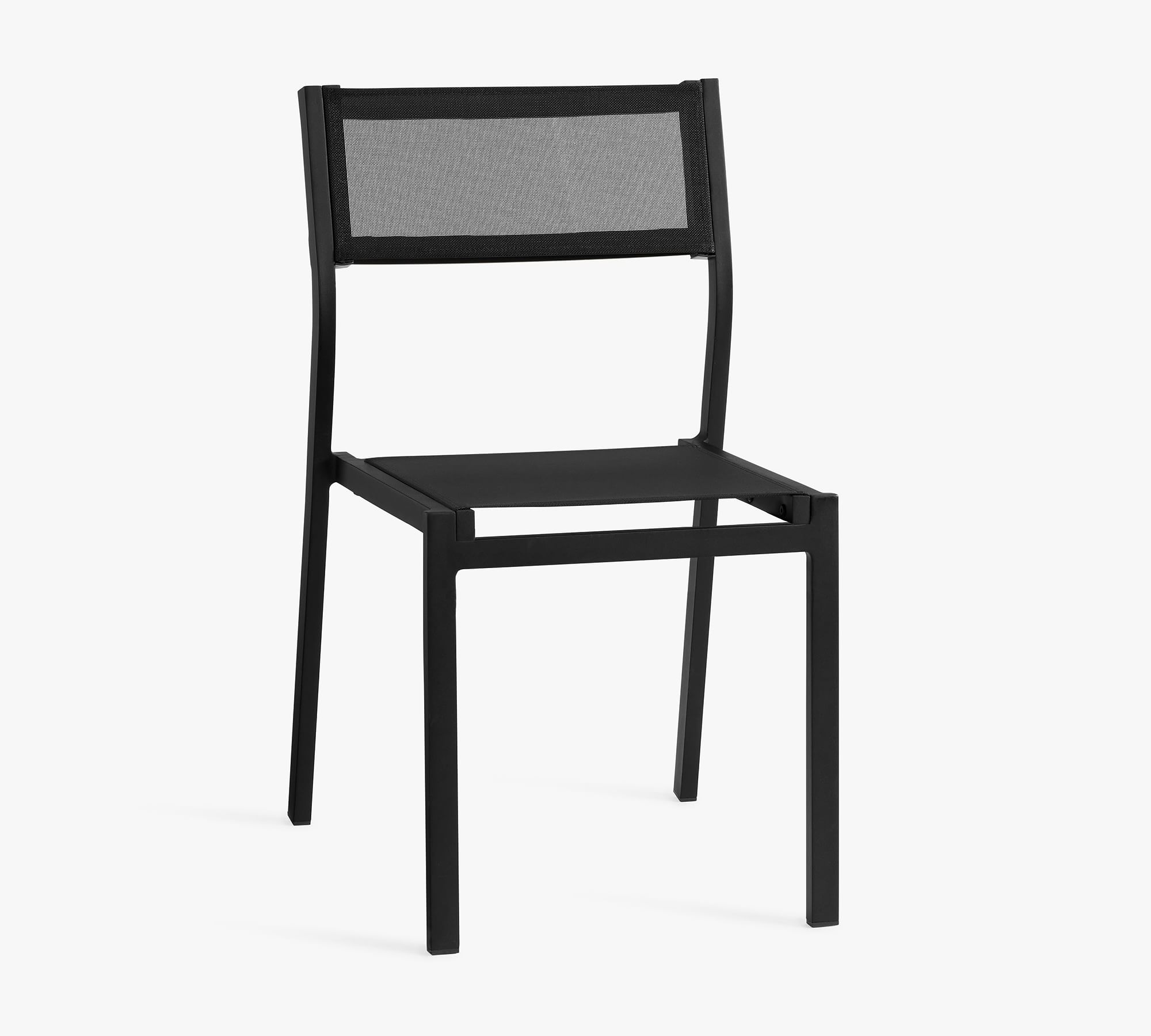 Fiji Metal & Mesh Stackable Outdoor Dining Armchairs