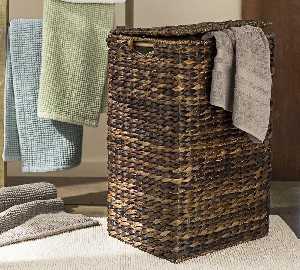 Pottery Barn Seagrass Handcrafted Hamper