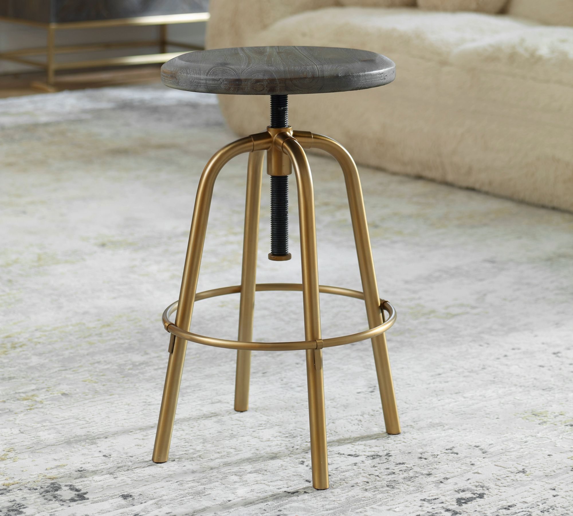 Andre Metal Adjustable Counter Stool