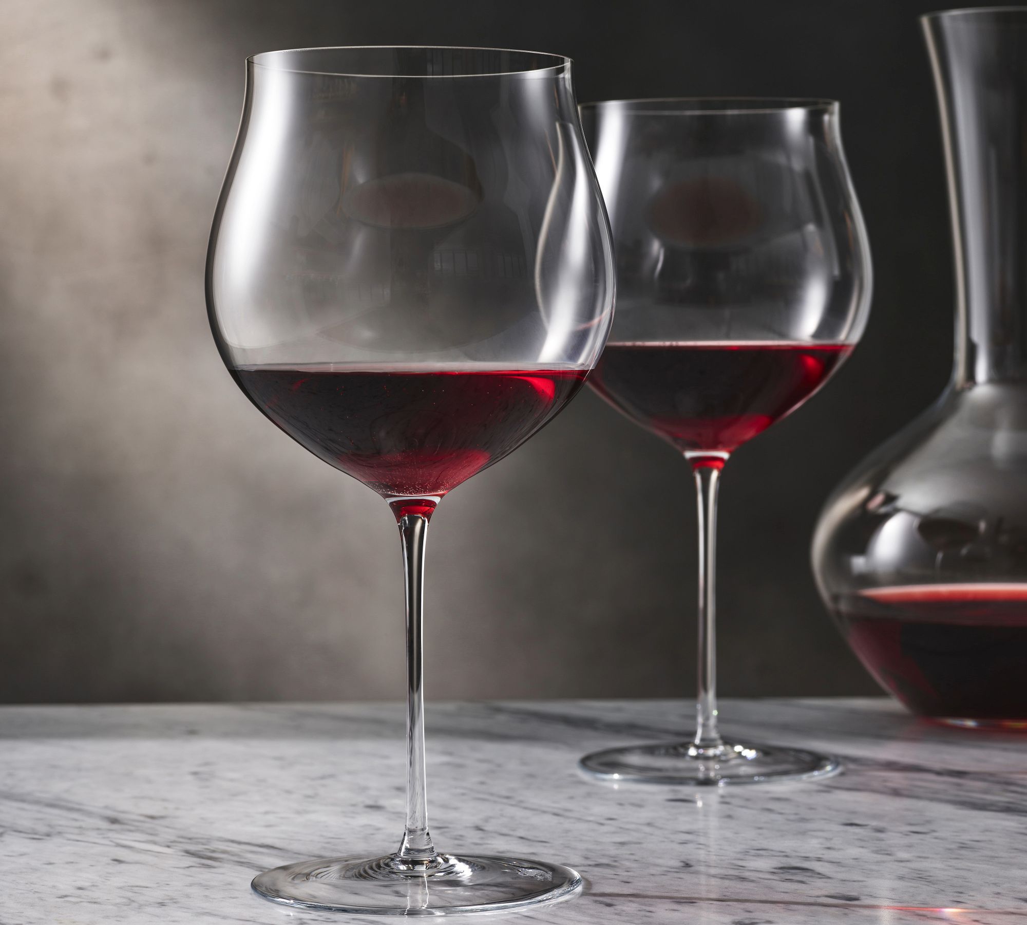 Enoteca Handcrafted Burgundy Glasses