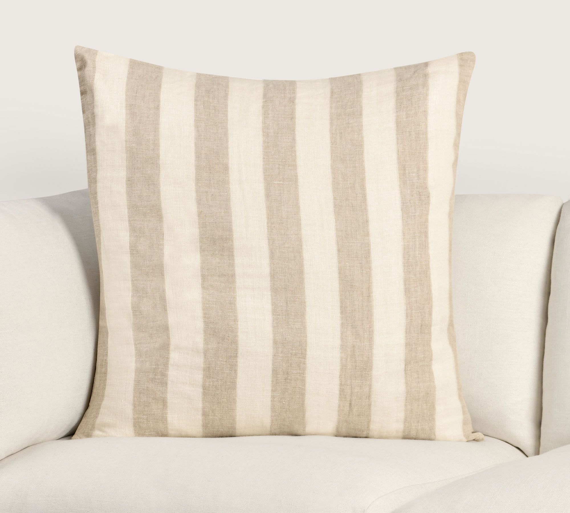 Lita Linen Striped Pillow Cover