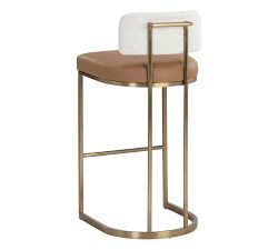 Boone Faux Leather Stool