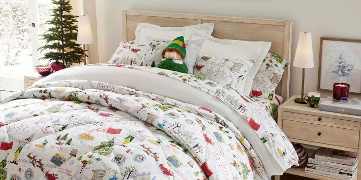 Christmas sheets pottery barn best sale