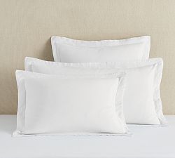 Belgian Linen Pillow Shams Classic Ivory Pottery Barn