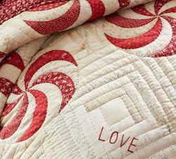 Peppermint Swirls Reversible Quilt