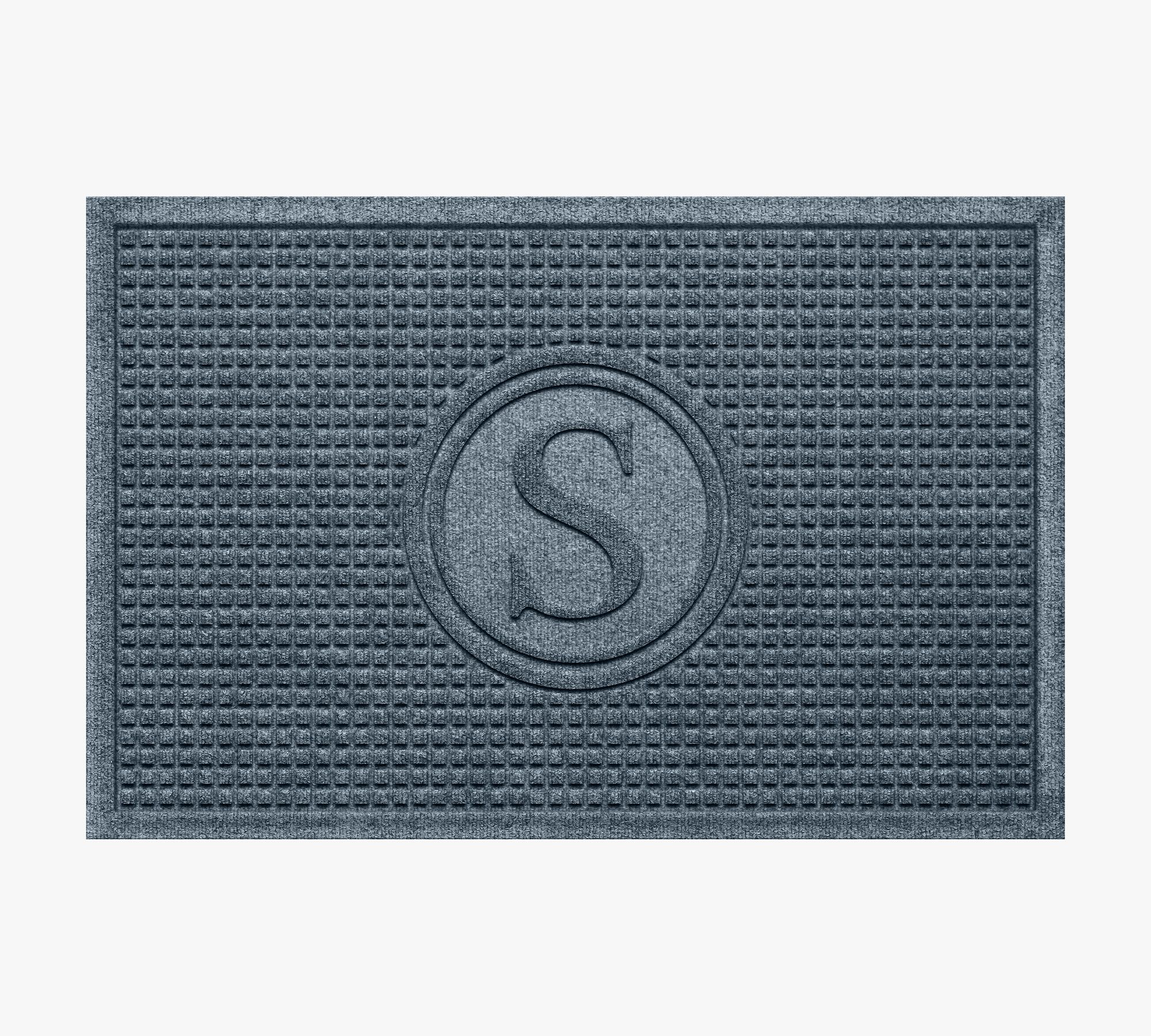 Waterhog Squares Monogram Doormat