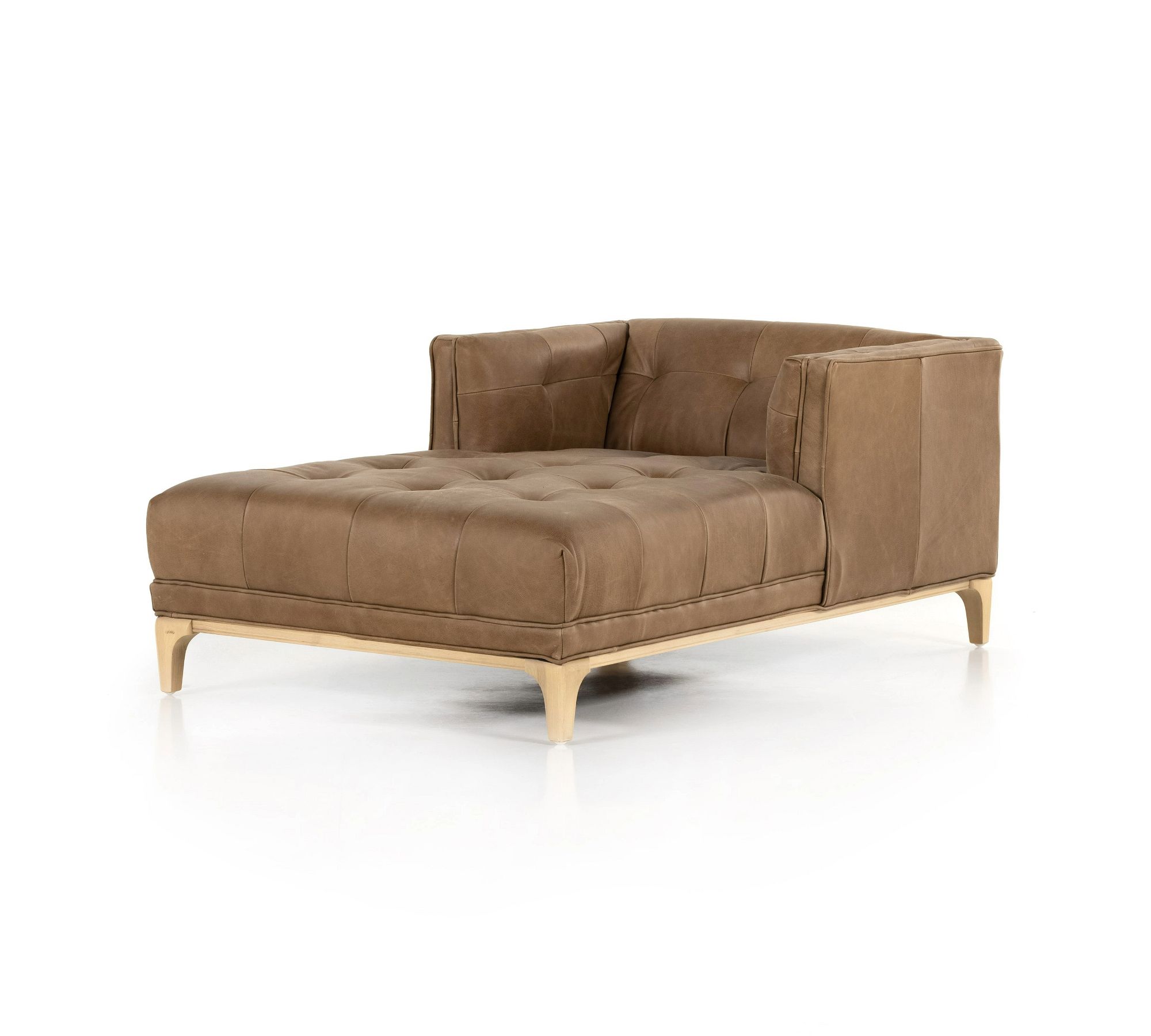 Apollo Leather Chaise Lounge