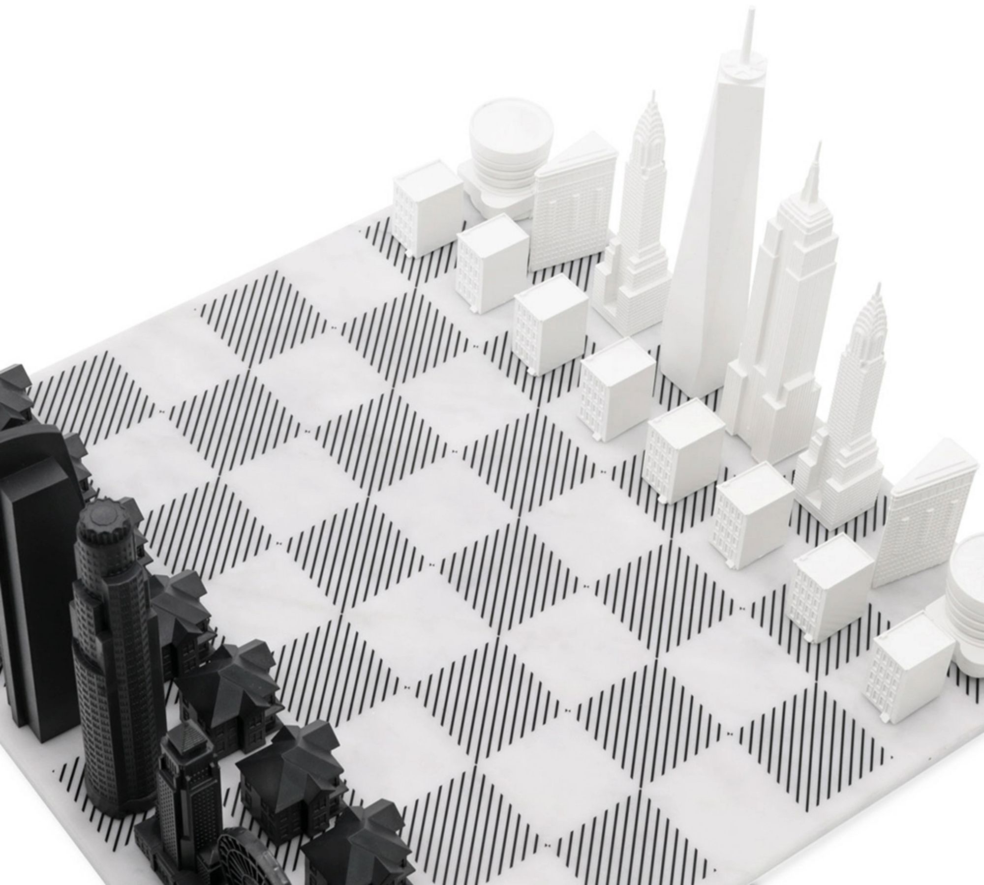 East Coast vs West Chess Set