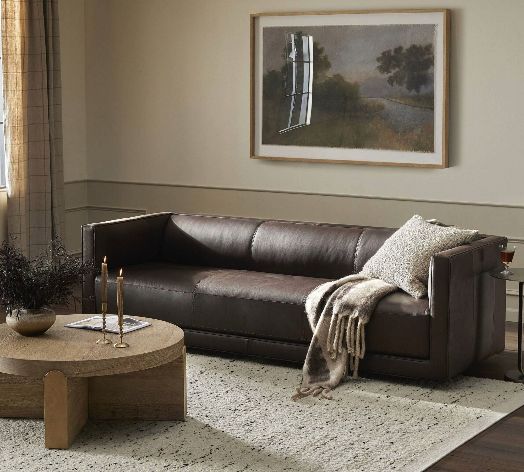 Canfield Leather Sofa (94.5")