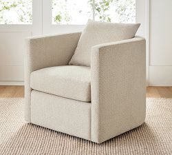 Ayden Barrel Arm Swivel Chair