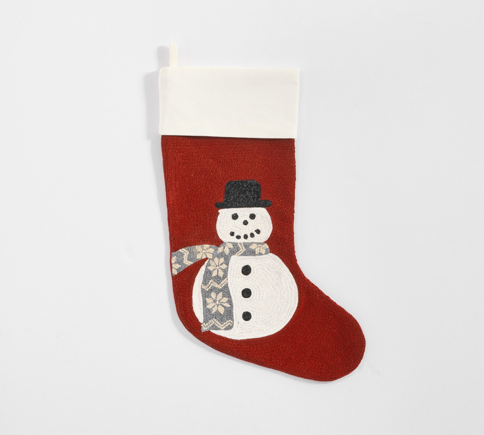 Holiday Icons Crewel Stockings