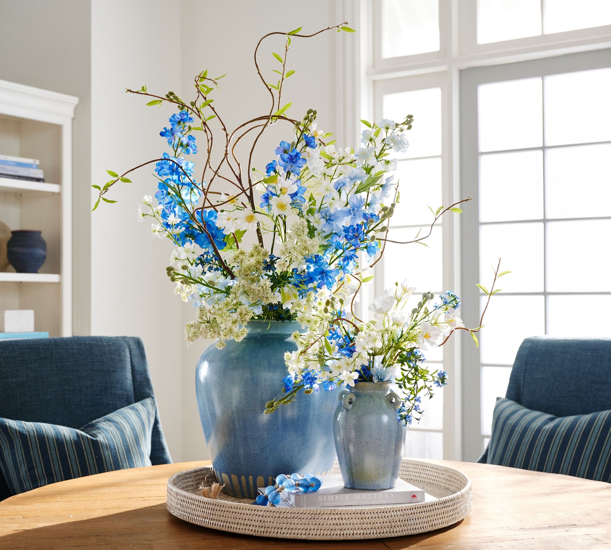 Faux Elevated Mixed Delphinium Bundle