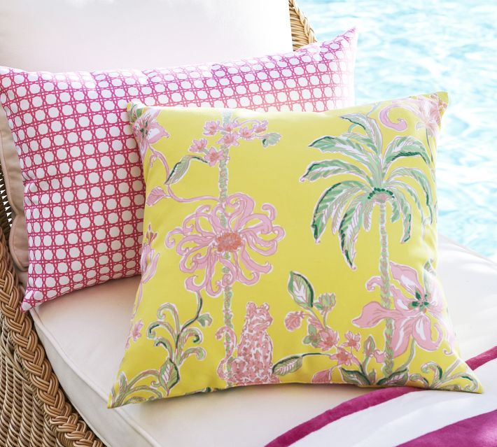 Lilly pulitzer fashion outdoor pillows