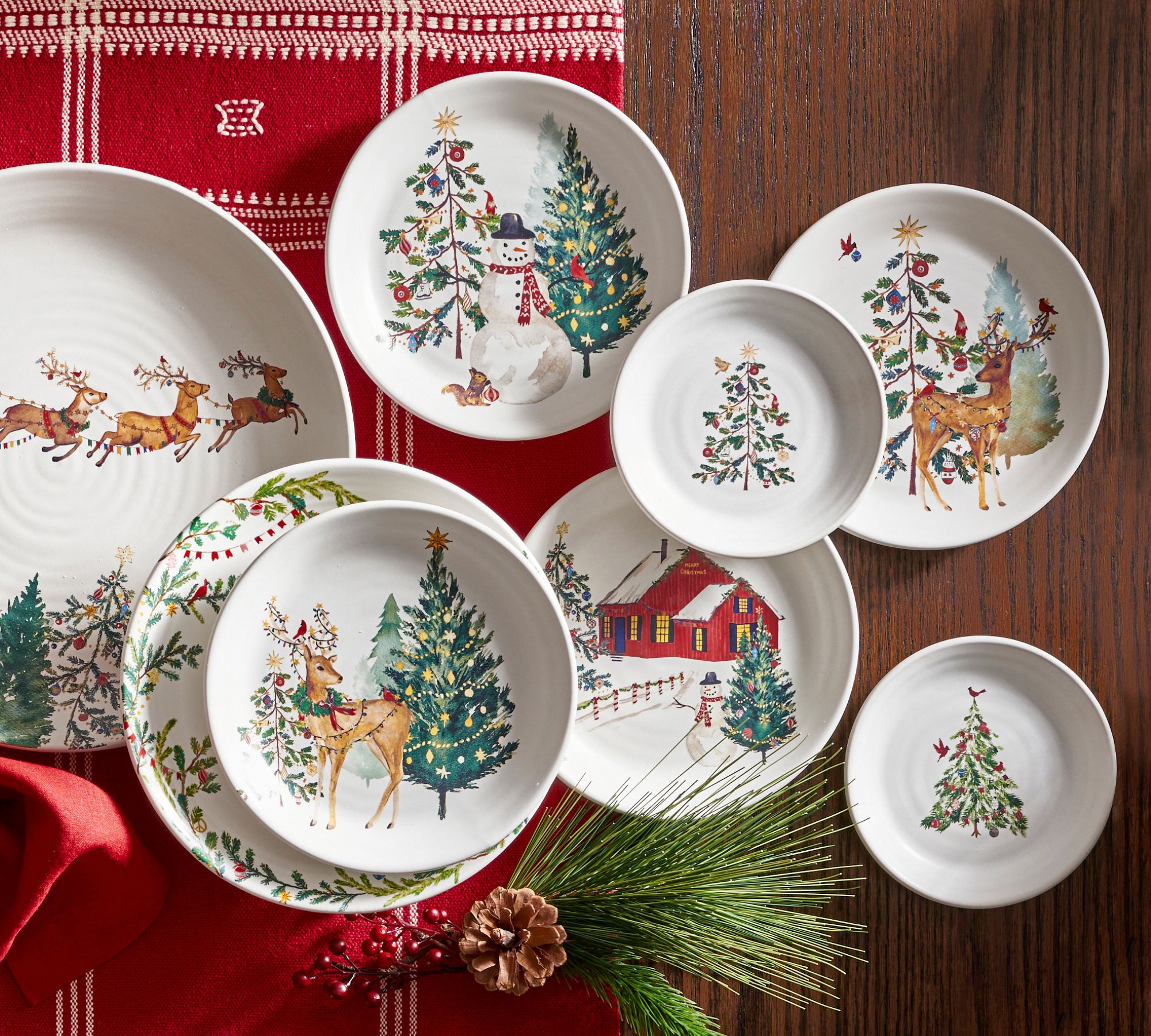 Christmas in the Country Dinnerware Collection