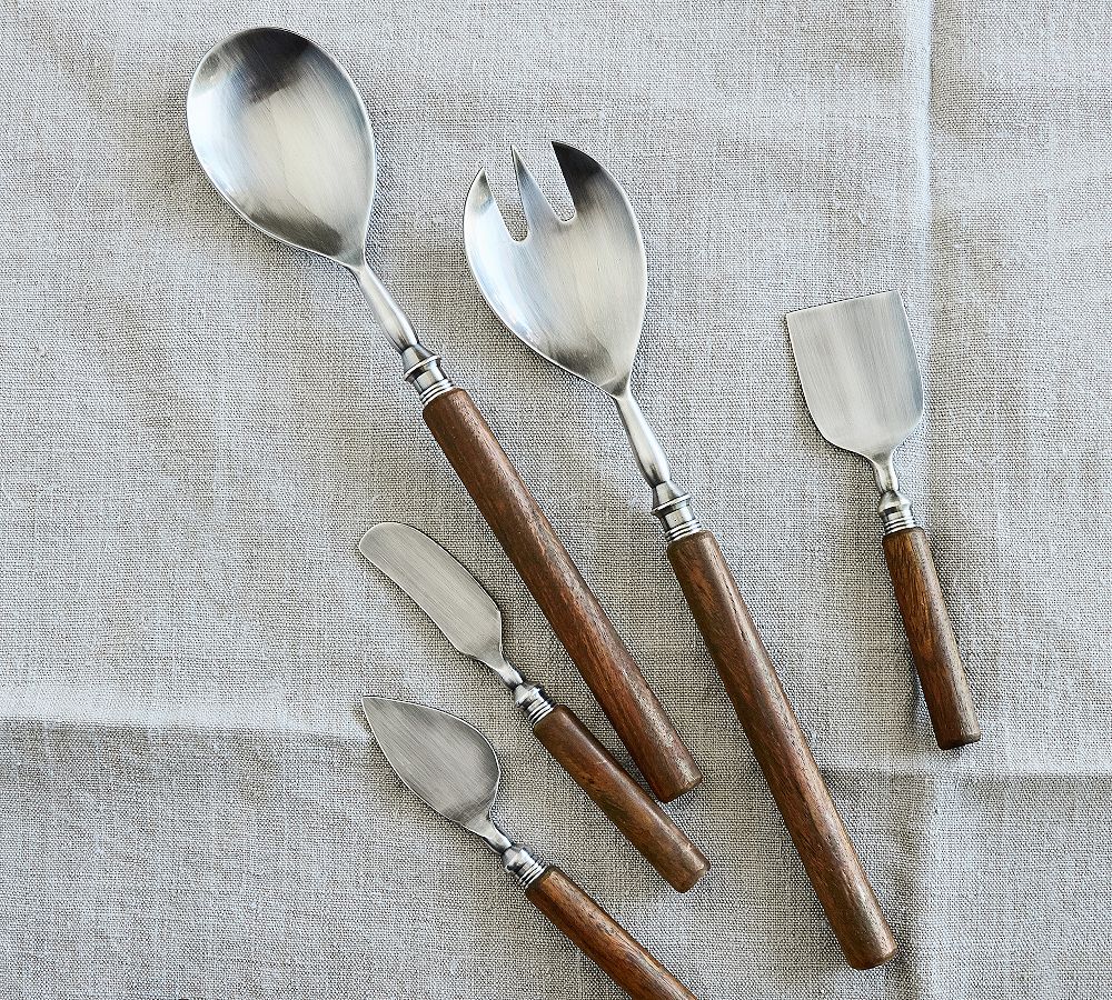Mango Wood Handled Serving Utensils