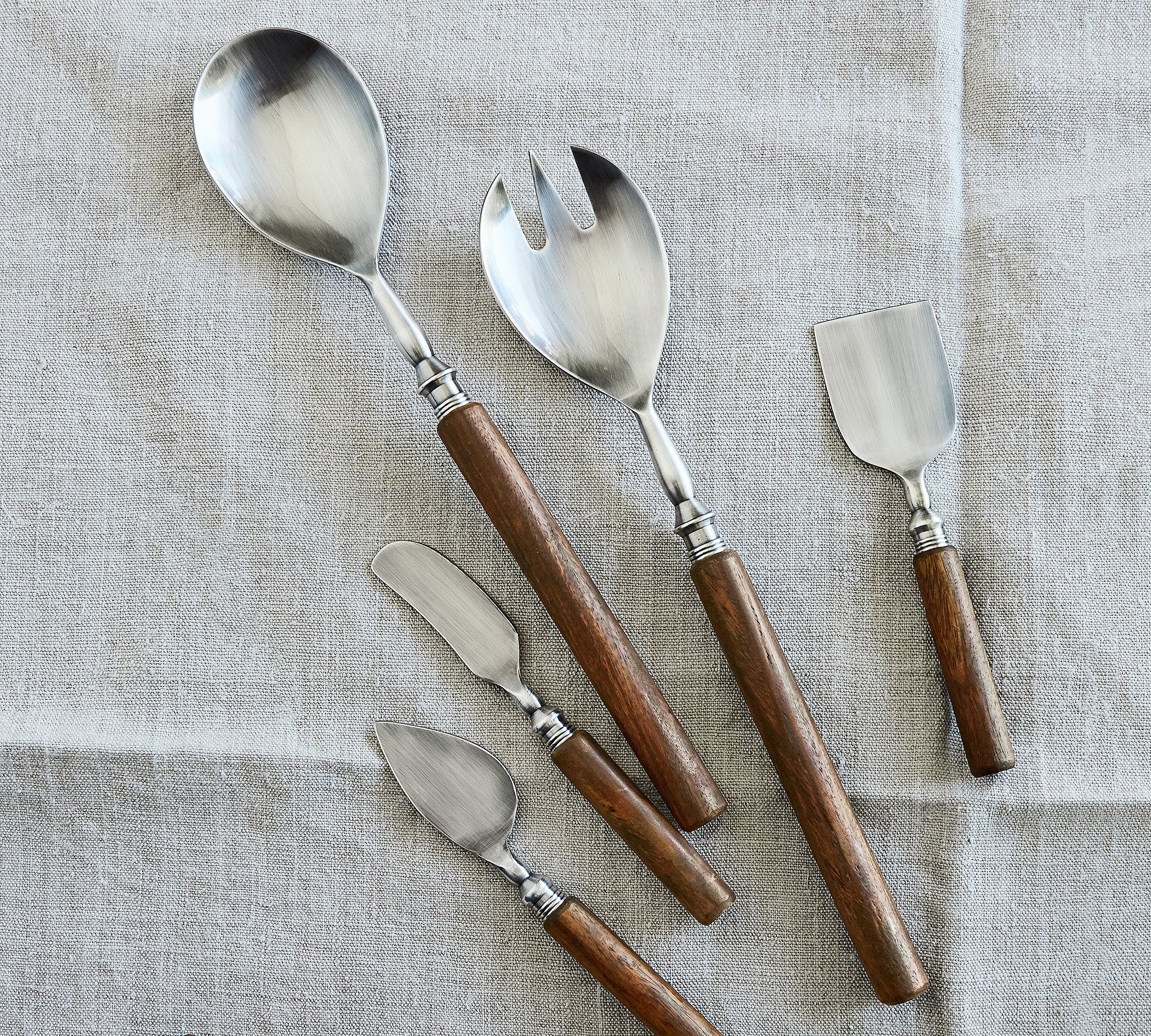 Mango Wood Handled Serving Utensils