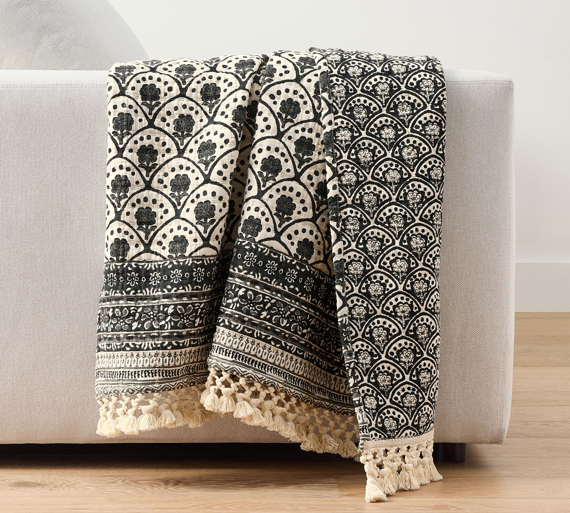 Jacquard Cotton Throw Blanket