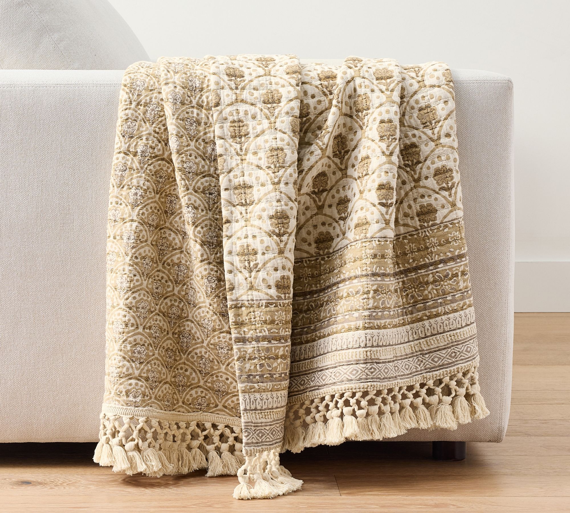 Jacquard Cotton Throw Blanket