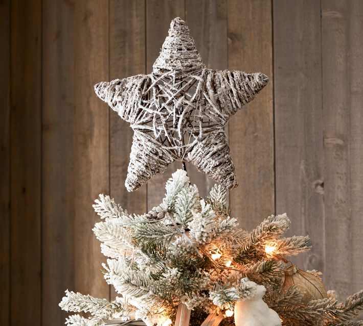 Light up star tree topper discount