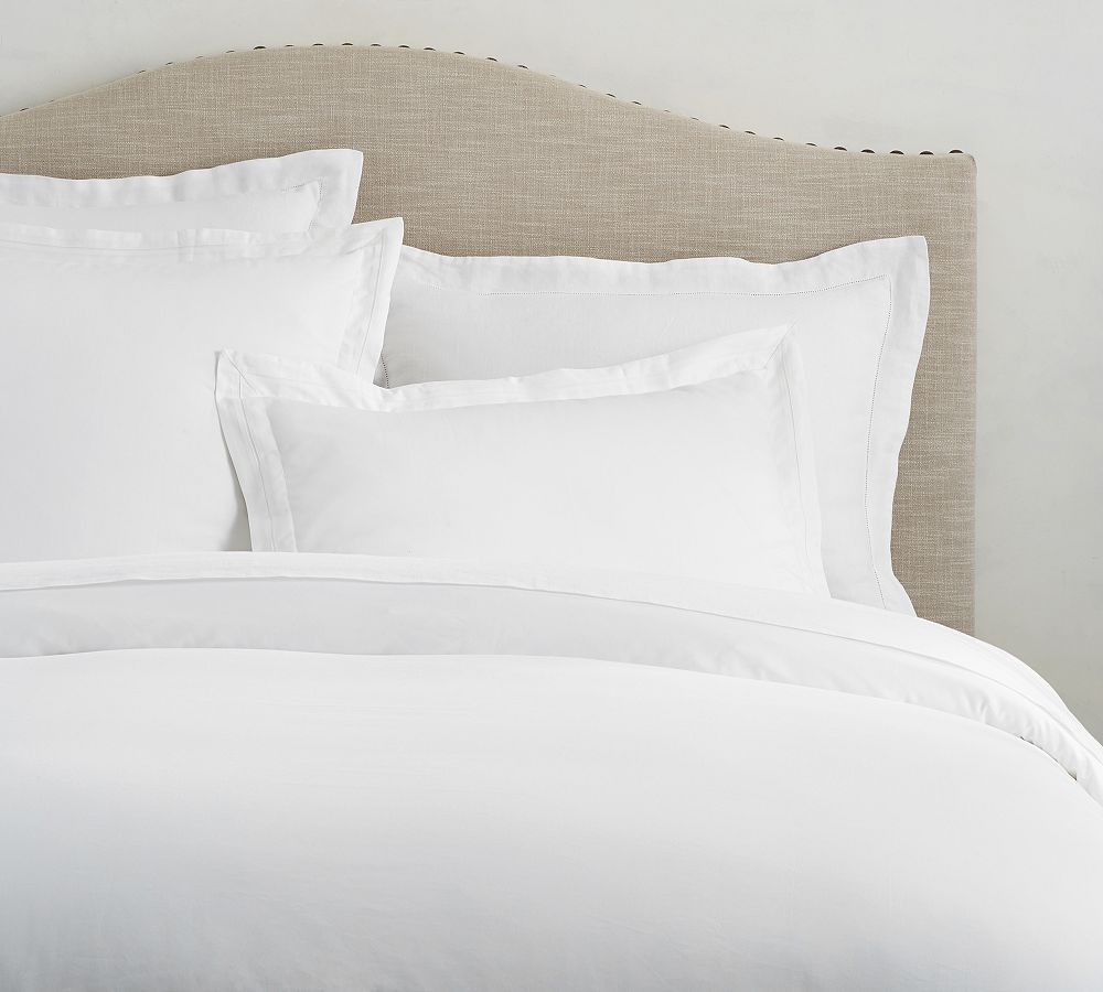 700-Thread-Count Sateen Duvet Cover | Pottery Barn
