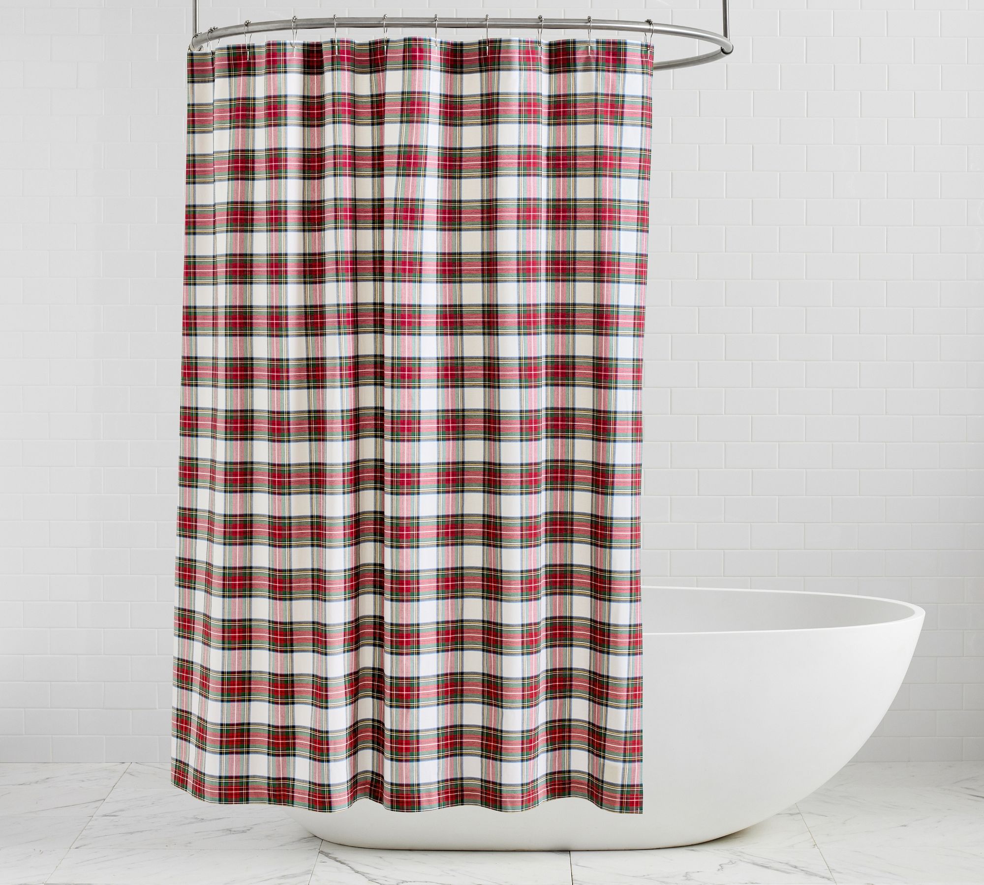 Stewart Plaid Shower Curtain