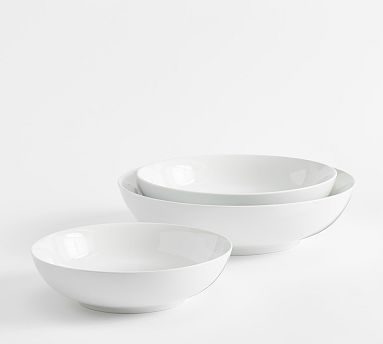 Caterers Box Porcelain Nesting Serving Bowls - Set of 3 | Pottery Barn