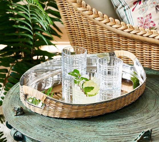 Harbour Woven Tray | Pottery Barn