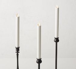 Premium Flickering Flameless Wax Taper Candle