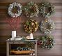 Lit Faux Eucalyptus and Berry Wreath &amp; Garland