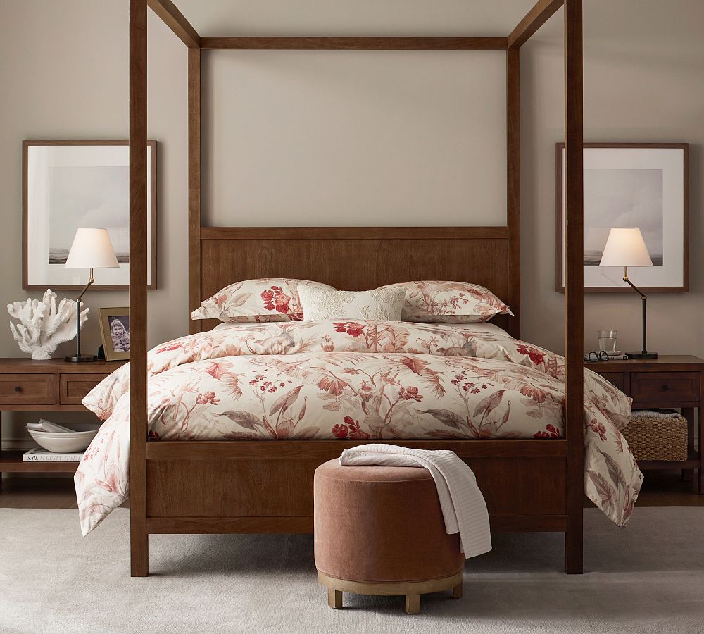 Shea Botanical Organic Percale Duvet Cover (QUEEN)