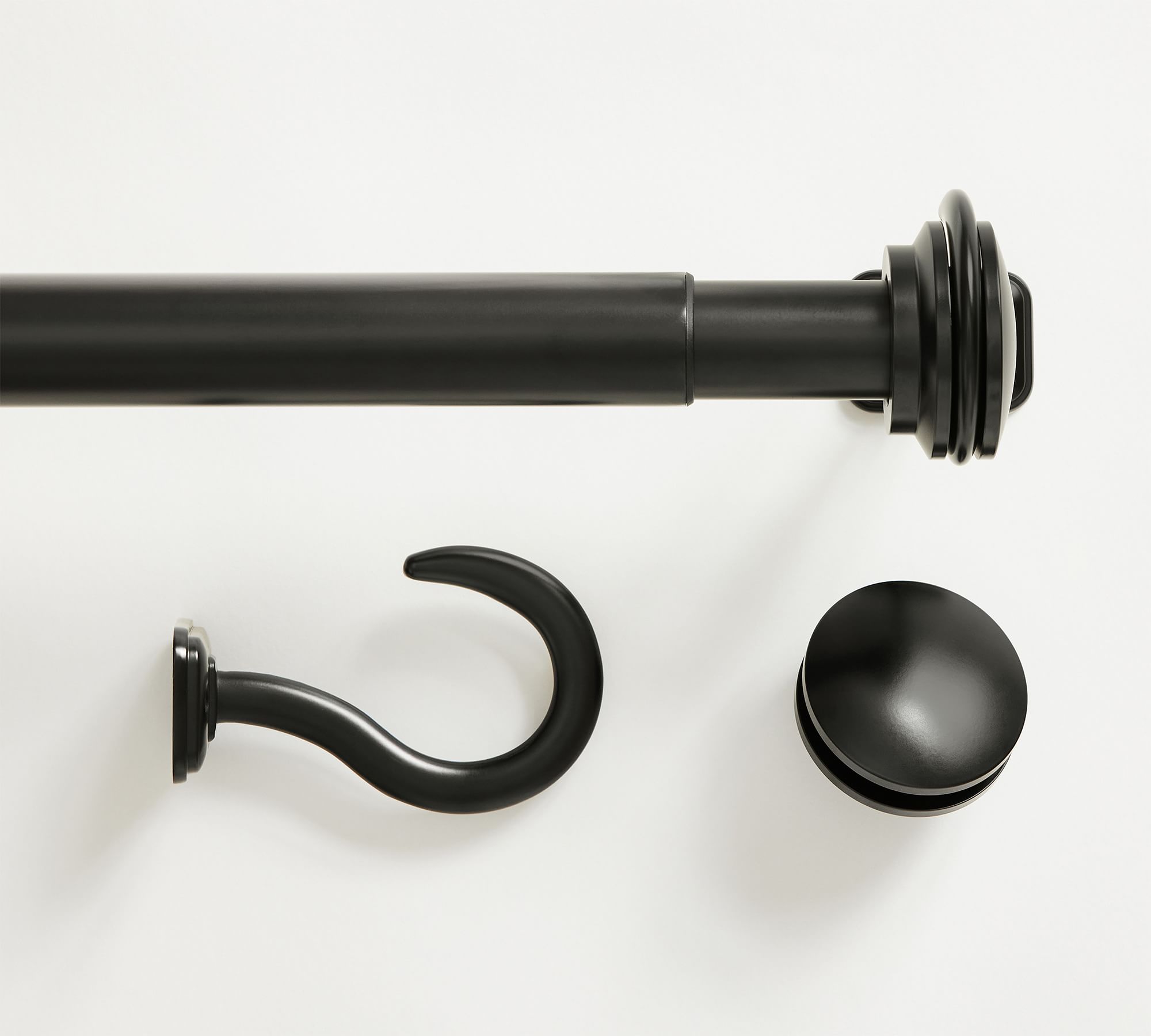 Outdoor Curtain Rod & End Cap Finials