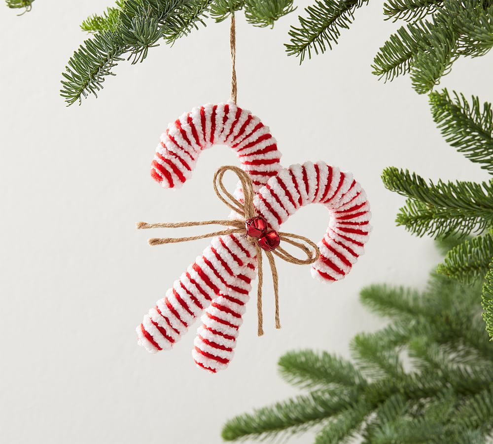 Felt Candy Cane Ornament