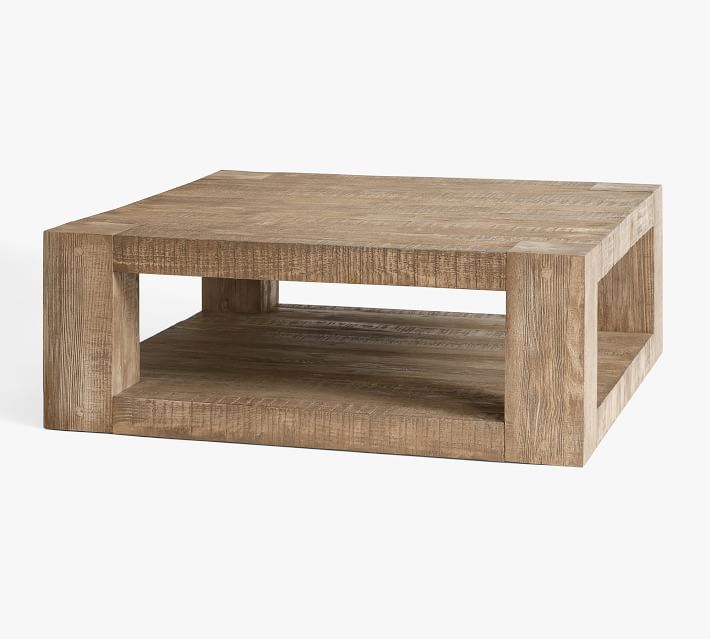 Pottery barn driftwood coffee table hotsell