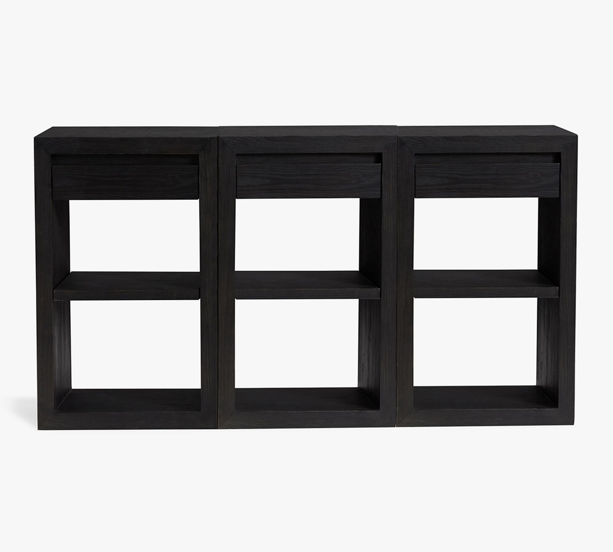 Folsom Storage Shelves with Drawers (63")