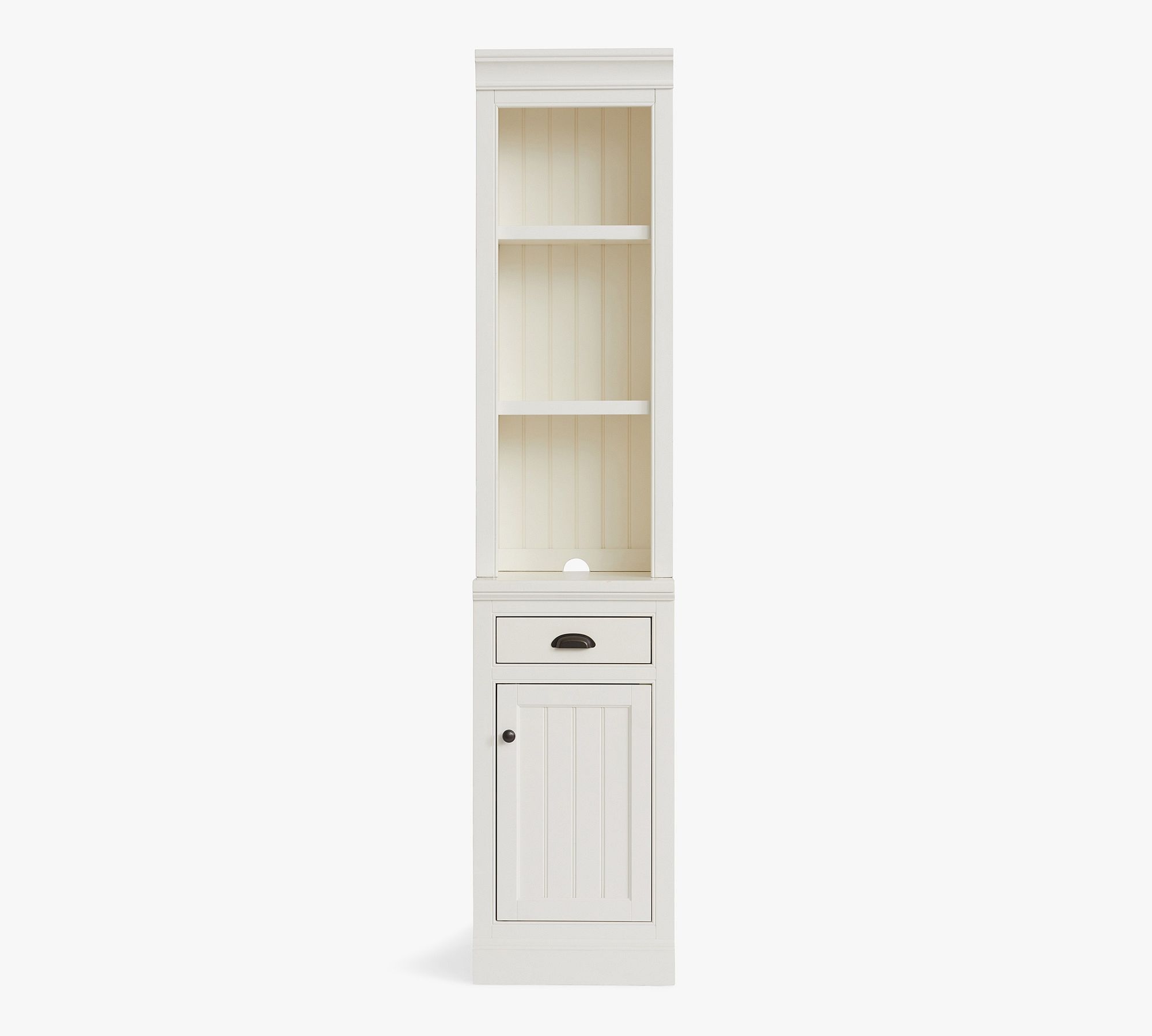 Aubrey Narrow Shelf with Cabinet (18")