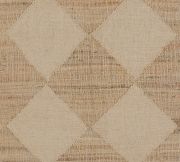 Ivory Diamond Handwoven Wool and Jute Rug, 3'6" x 5'6"