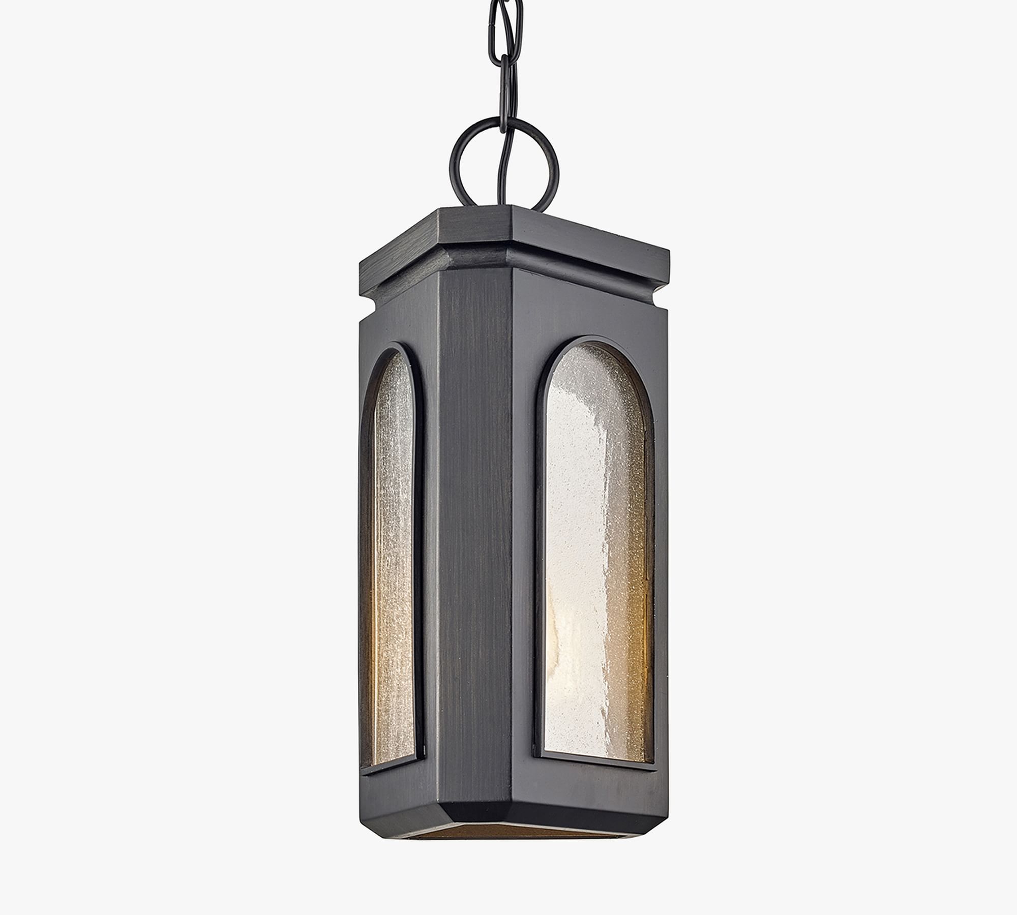 Fabiel Outdoor Seeded Glass Pendant (7")