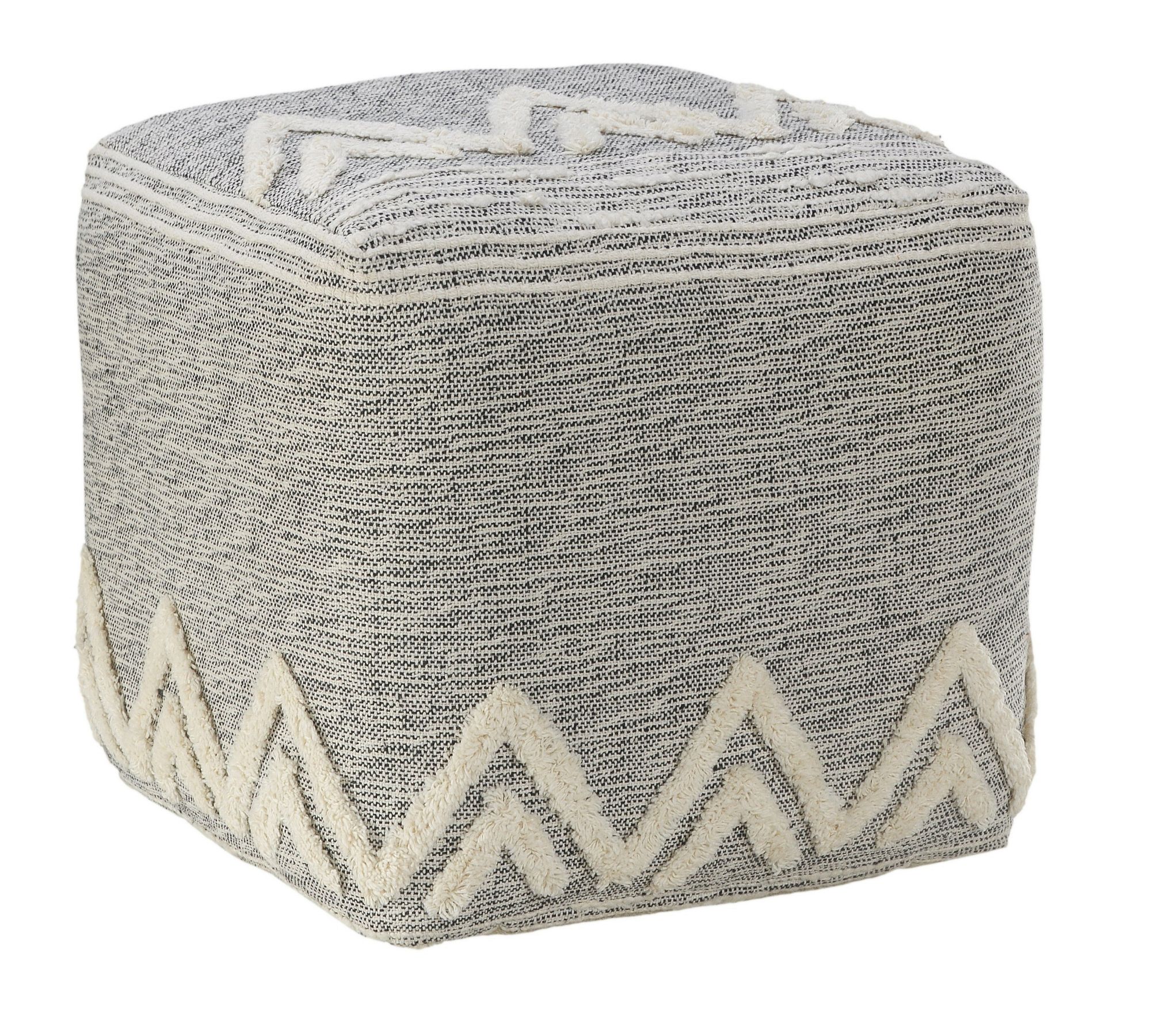 Payden Cotton Geo Pouf