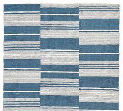 Daley Handwoven Striped Outdoor Performance Rug