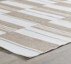 Daley Handwoven Striped Outdoor Performance Rug