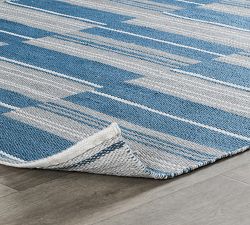 Daley Handwoven Striped Outdoor Performance Rug