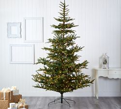 Lit Washington Spruce Faux Christmas Tree