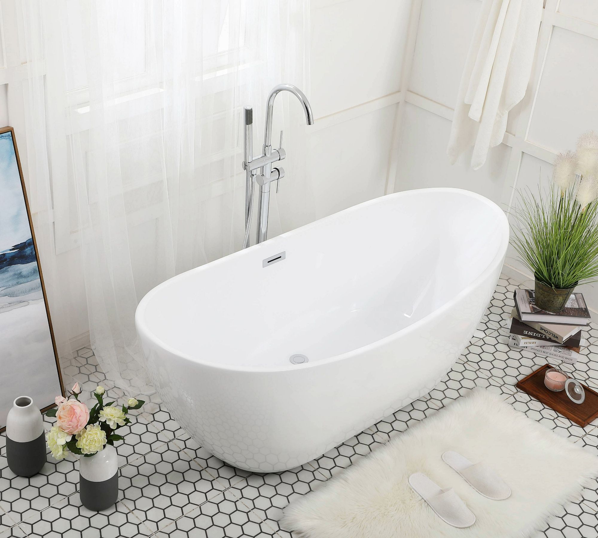 Madison 62"-67" Freestanding Bathtub