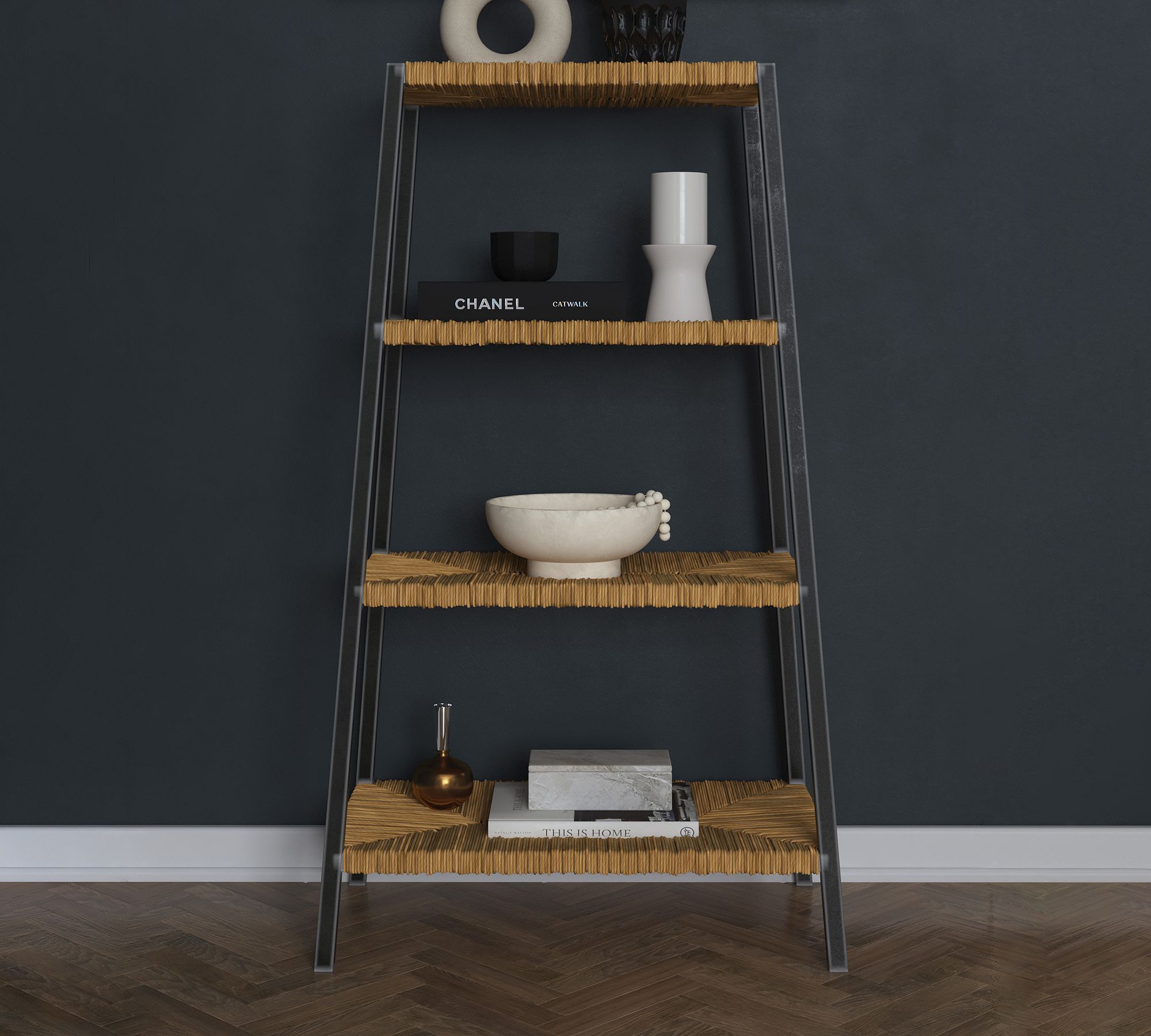 Meredith Tiered Etagere Bookcase