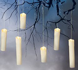 Hanging Floating Candles - Set of 6