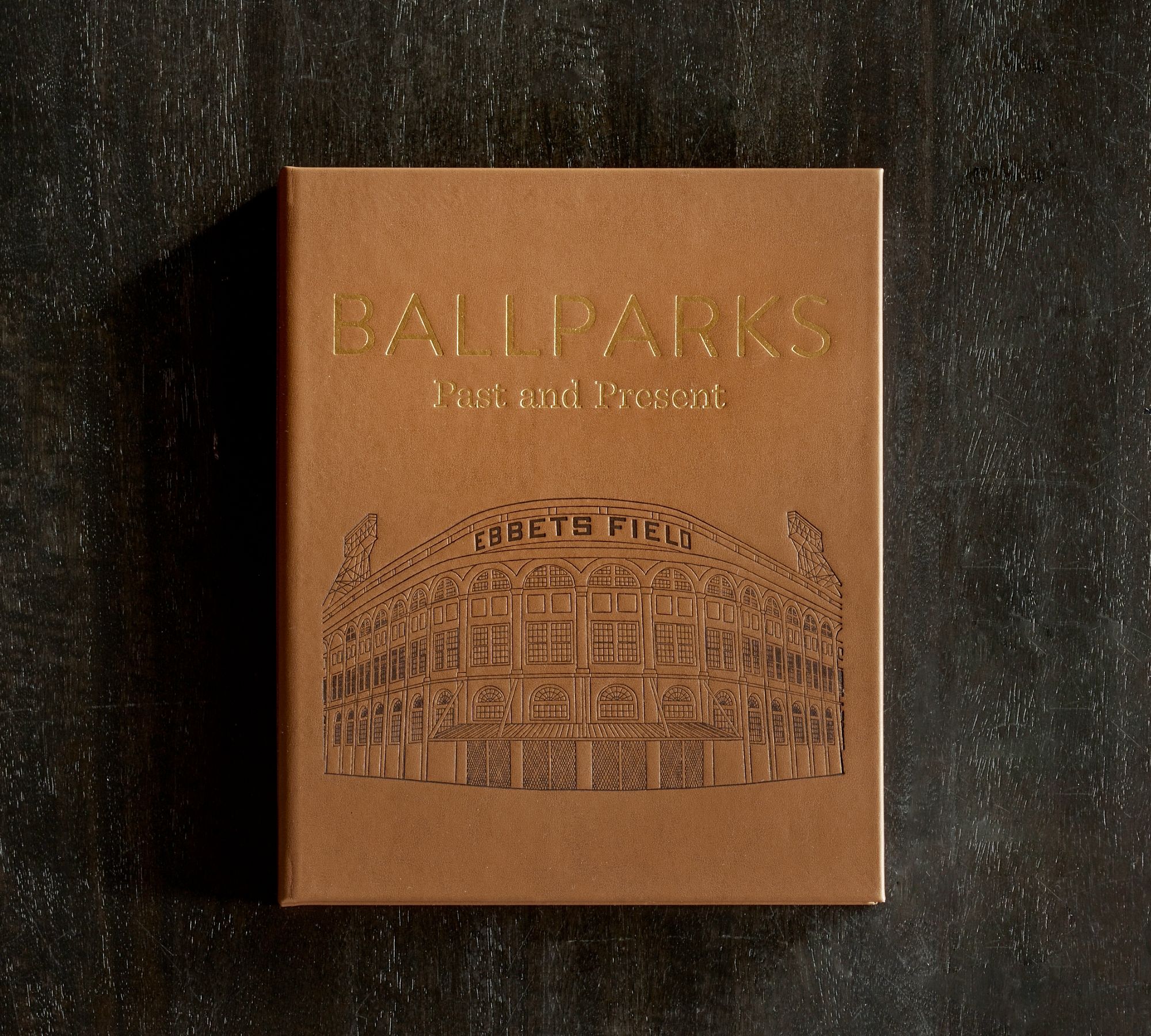 Ballparks Leather-Bound Book