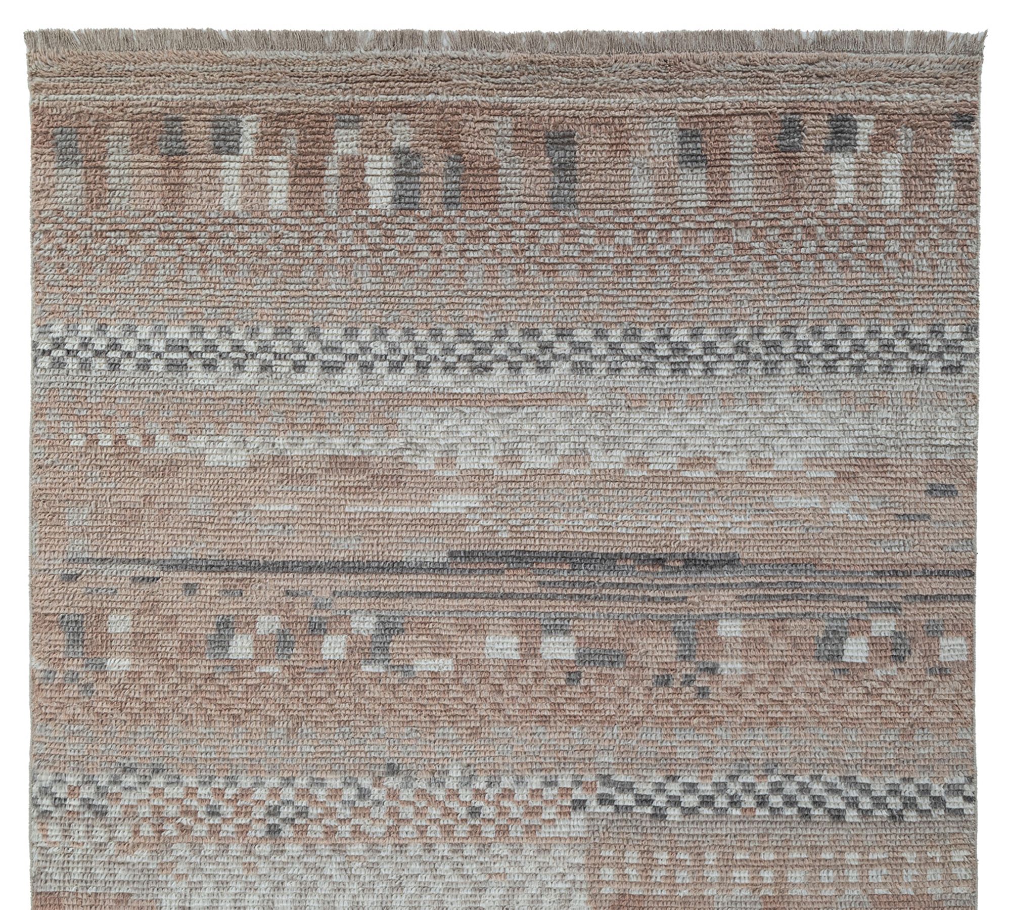 Madde Hand-Knotted Flatweave Wool Rug