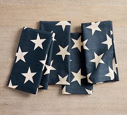 American Flag Cotton/Linen Napkin - Set of 4