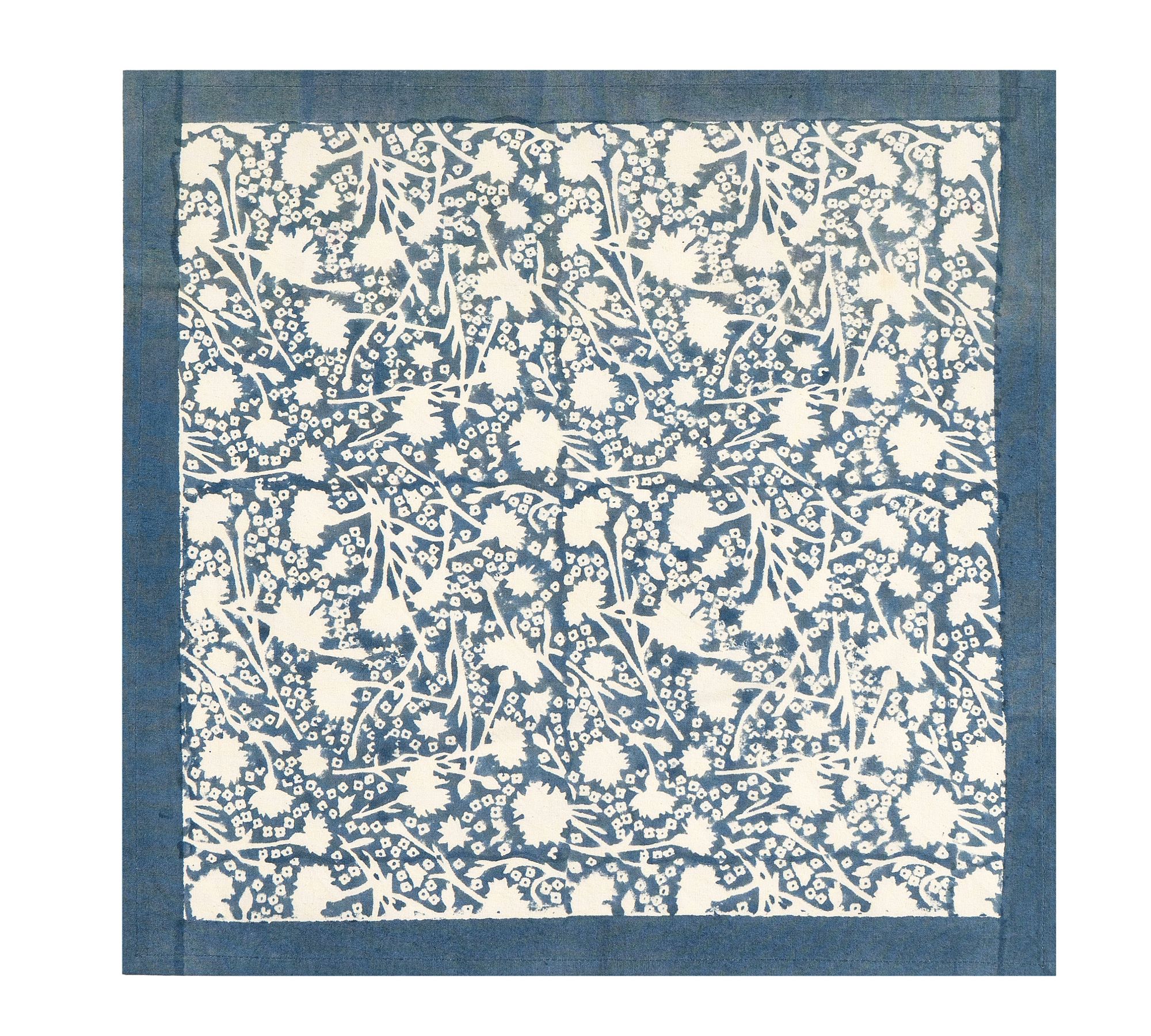 Carmel By the Sea Block Print Cotton Napkins - Set of 6